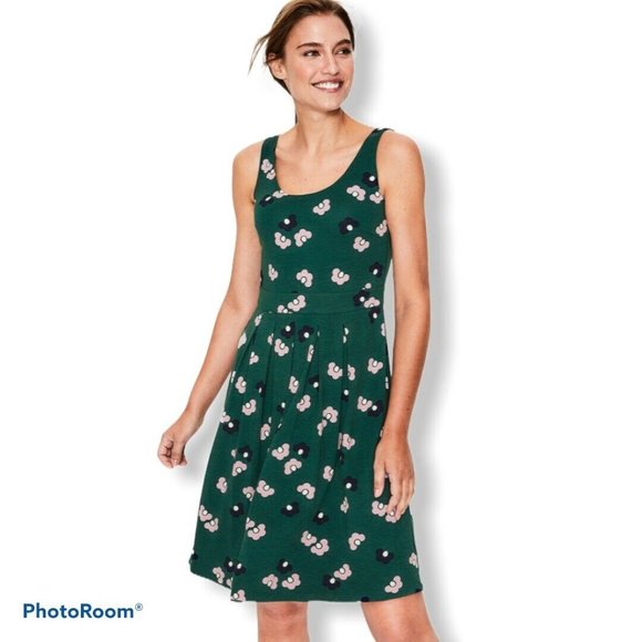 Boden Dresses & Skirts - NEW Boden Joanna Ponte Dress Woodland Green Daisy